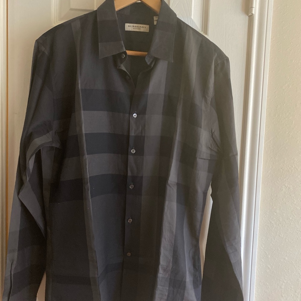 Authentic Gray Men’s Burberry Shirt